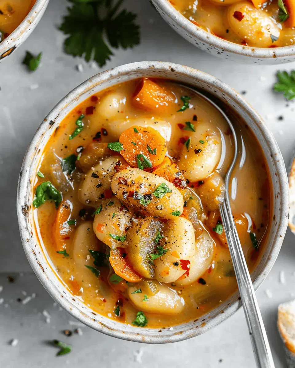Tuscan Vegan Gnocchi Soup