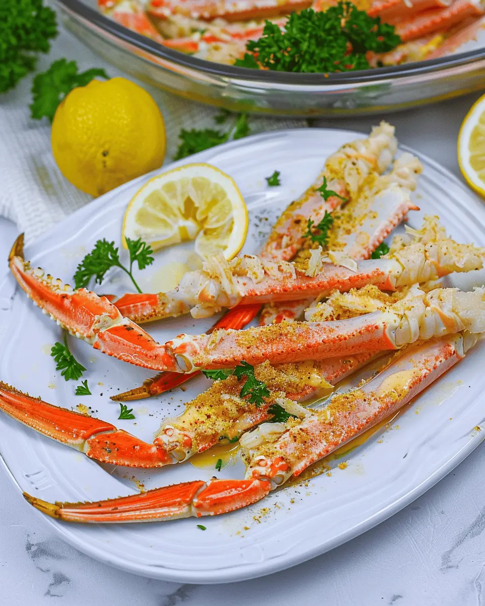 Baked Crab Legs in Butter Sauce: A Must-Try Delight!
