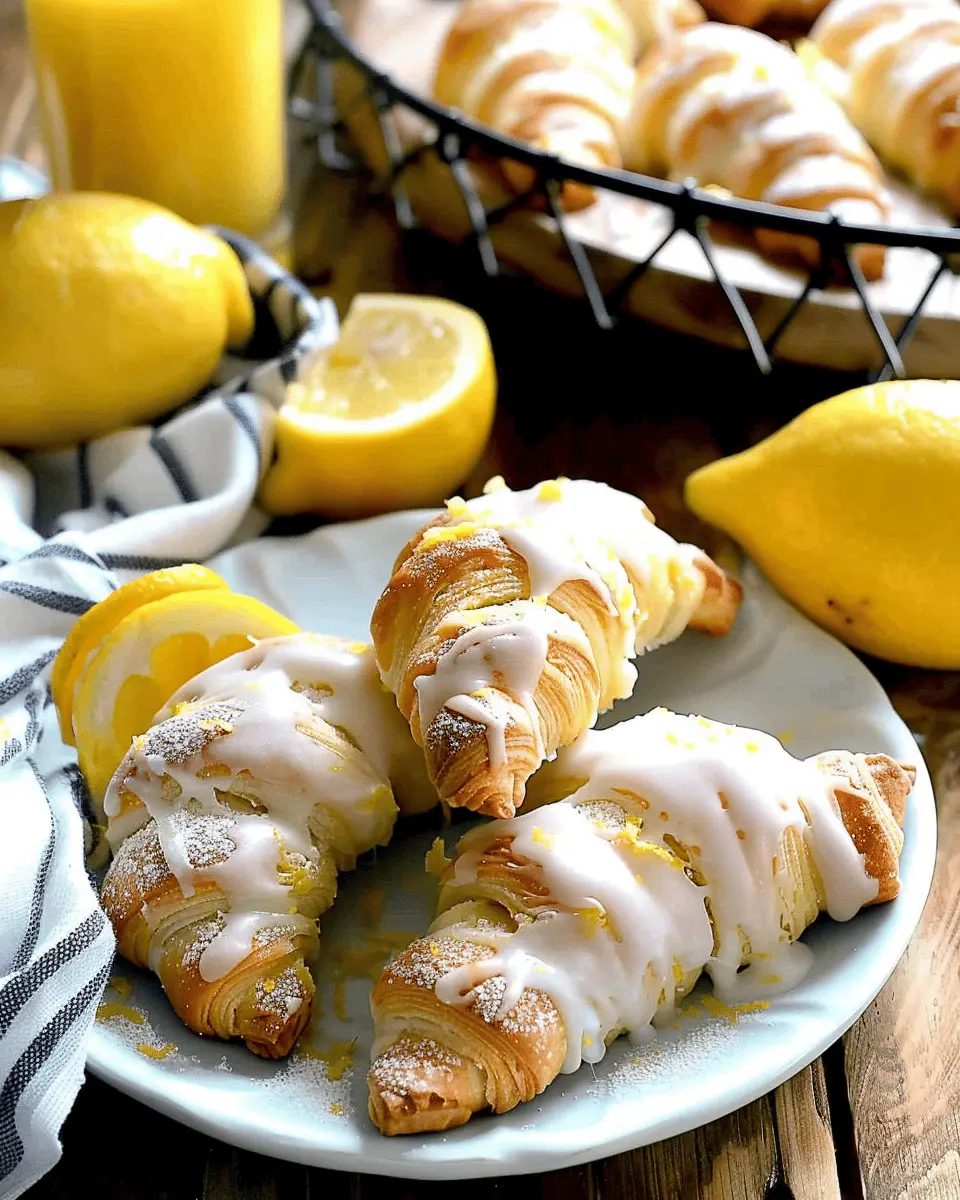 Lemon Cheesecake Crescent Rolls