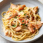 Creamy Tomato Salmon Pasta
