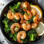 Garlic Butter Shrimp with Broccoli Rice: A Delicious Twist!
