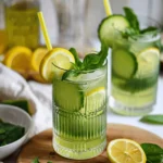 Cucumber and Basil Mocktail