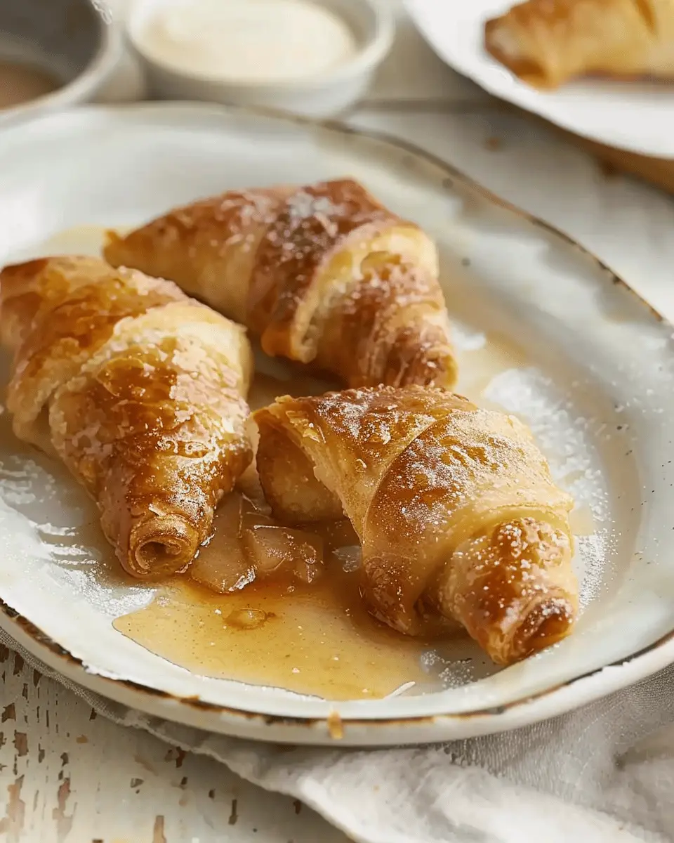 Crescent Roll Apple Dumplings