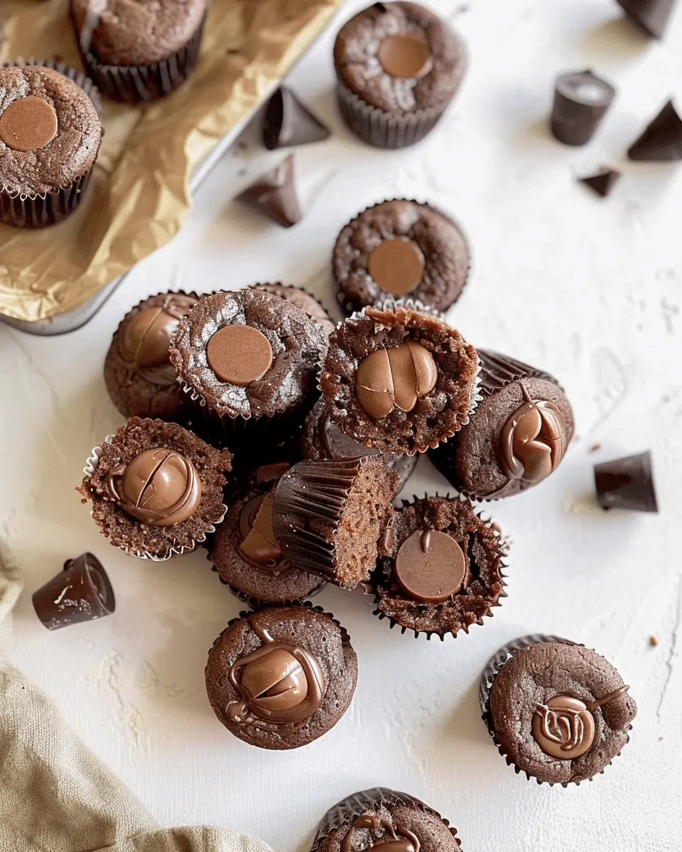 Healthy Peanut Butter Cup Brownie Bites: Easy Guilt-Free Treats