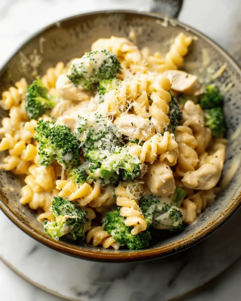 One Pot Chicken and Broccoli Pasta