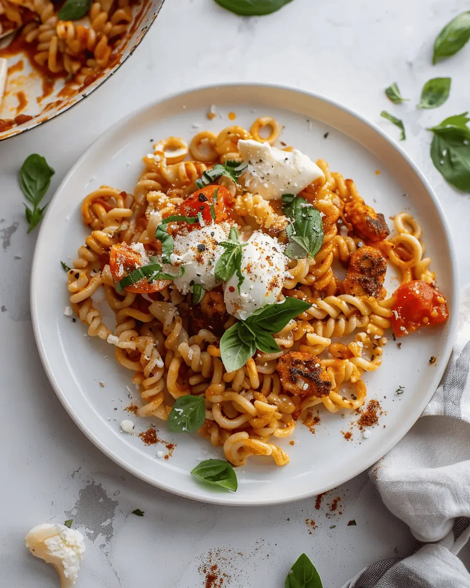 Burrata Pasta One Pot Wonder: Easy Recipe for Cheese Lovers