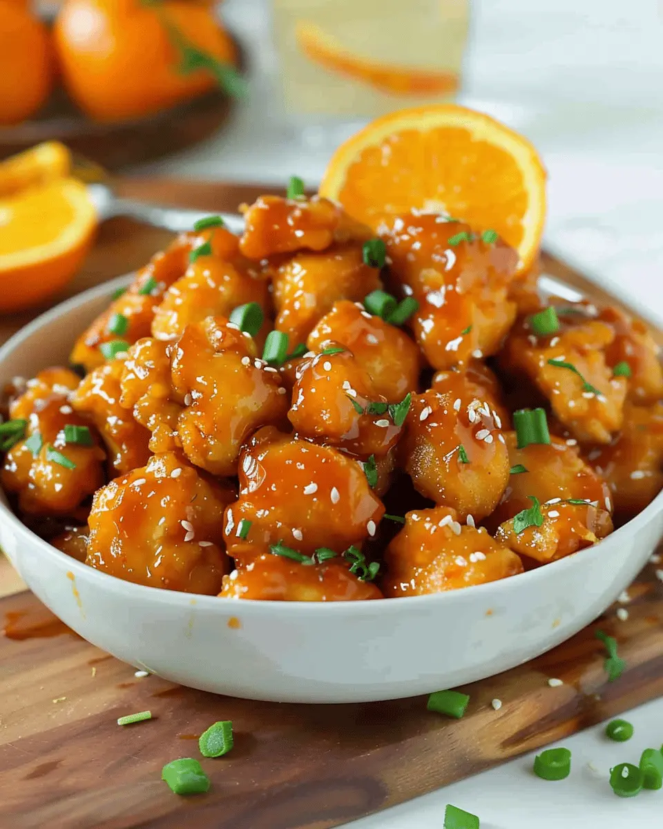 Honey Orange Chicken