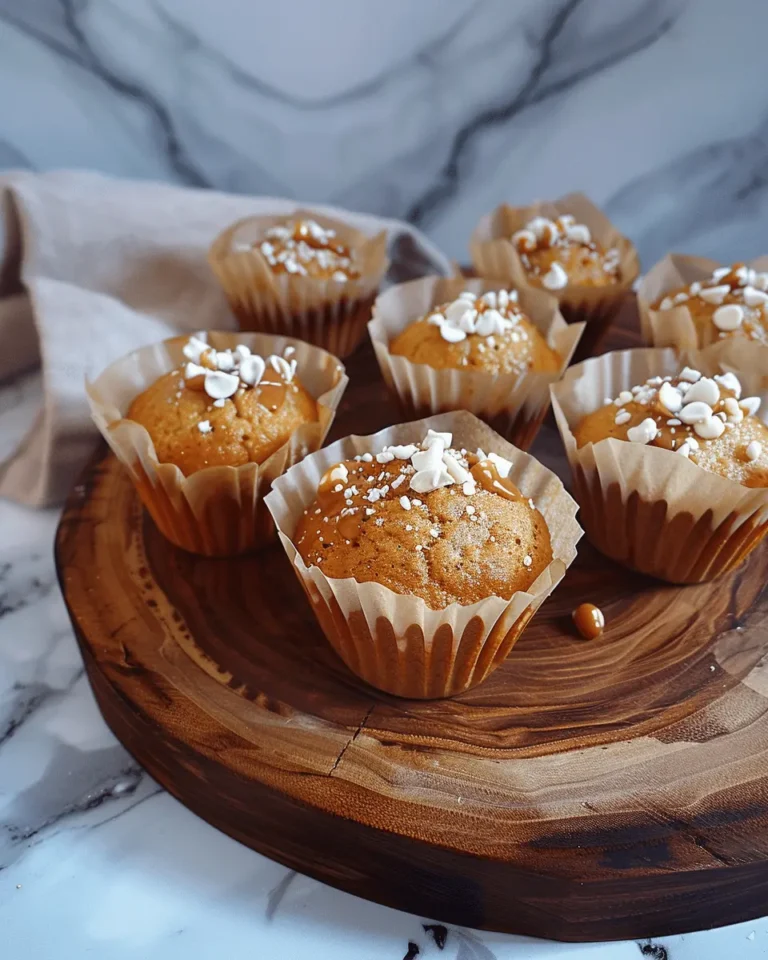 Salted Caramel & White Chocolate Muffins