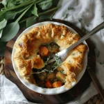 Roasted Autumn Vegetable Pot Pies