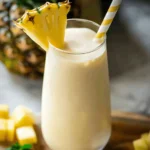 Tropical Pineapple Smoothie Delicious and Refreshing Drink