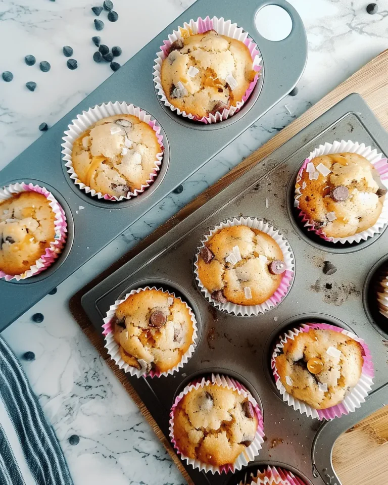 Sea Salt Caramel Chip Muffins