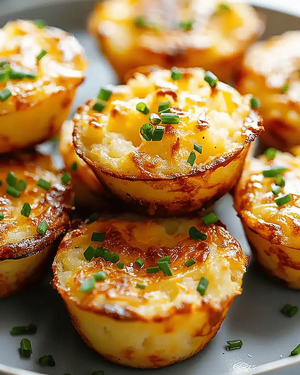 Cheesy Mashed Potato Muffins: The Best Turkey Bacon Twist