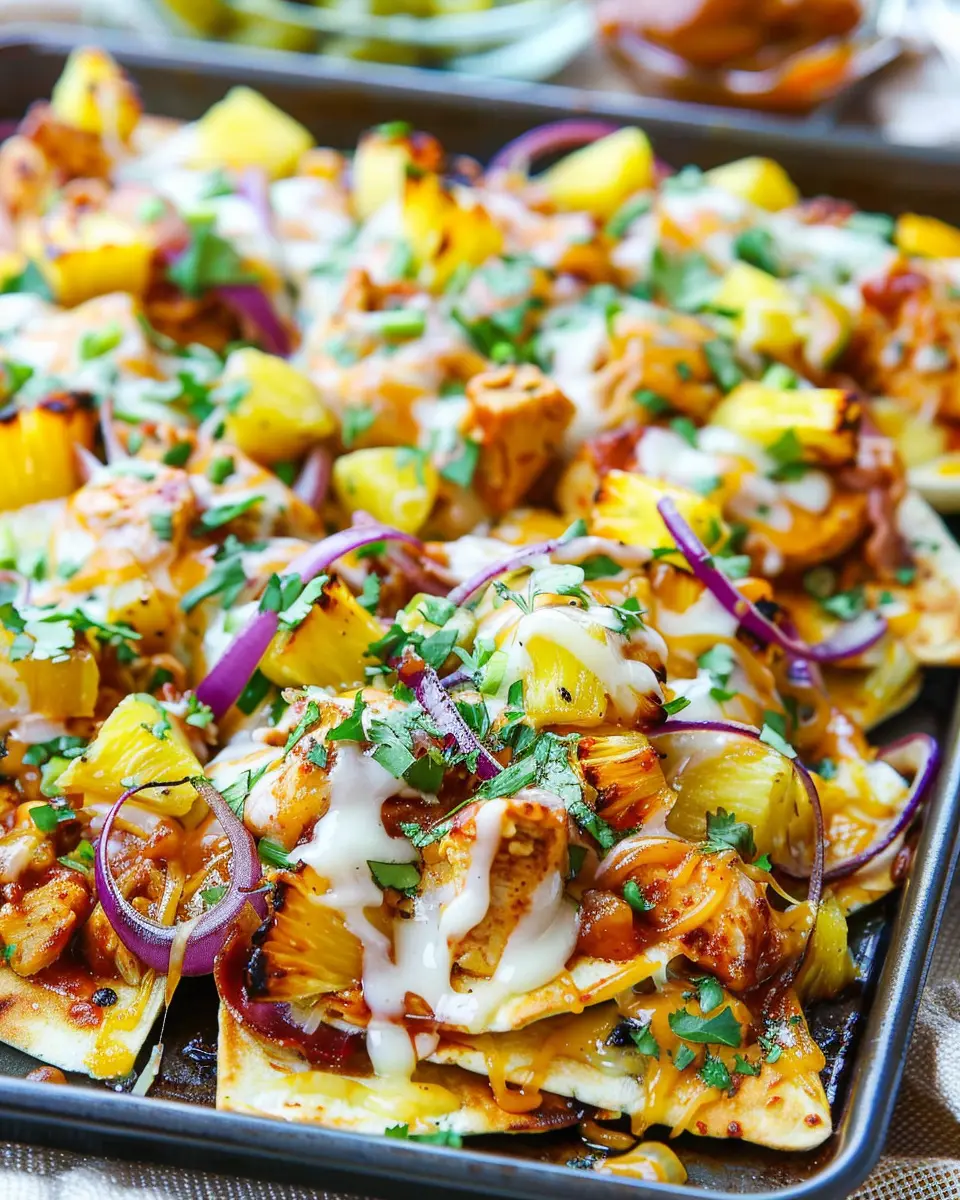 Chicken Pineapple BBQ Melt – Sweet, Smoky & Indulgent Delight