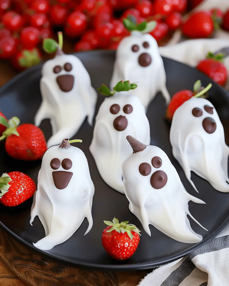 Chocolate Covered Strawberry Ghosts: Easy Halloween Treats to Love