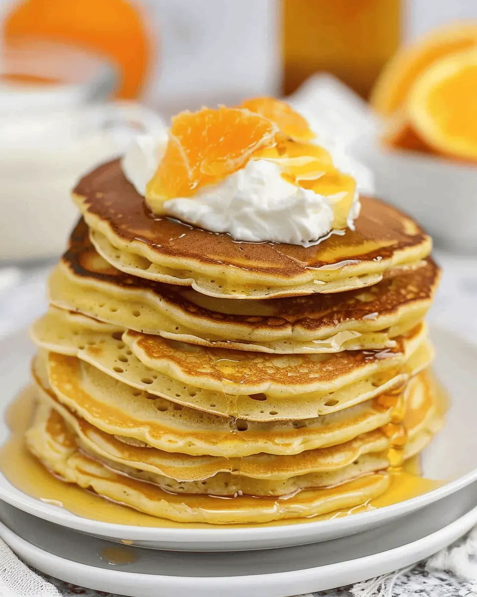 Easy Orange Pancakes: Fluffy and Refreshing Breakfast Delight