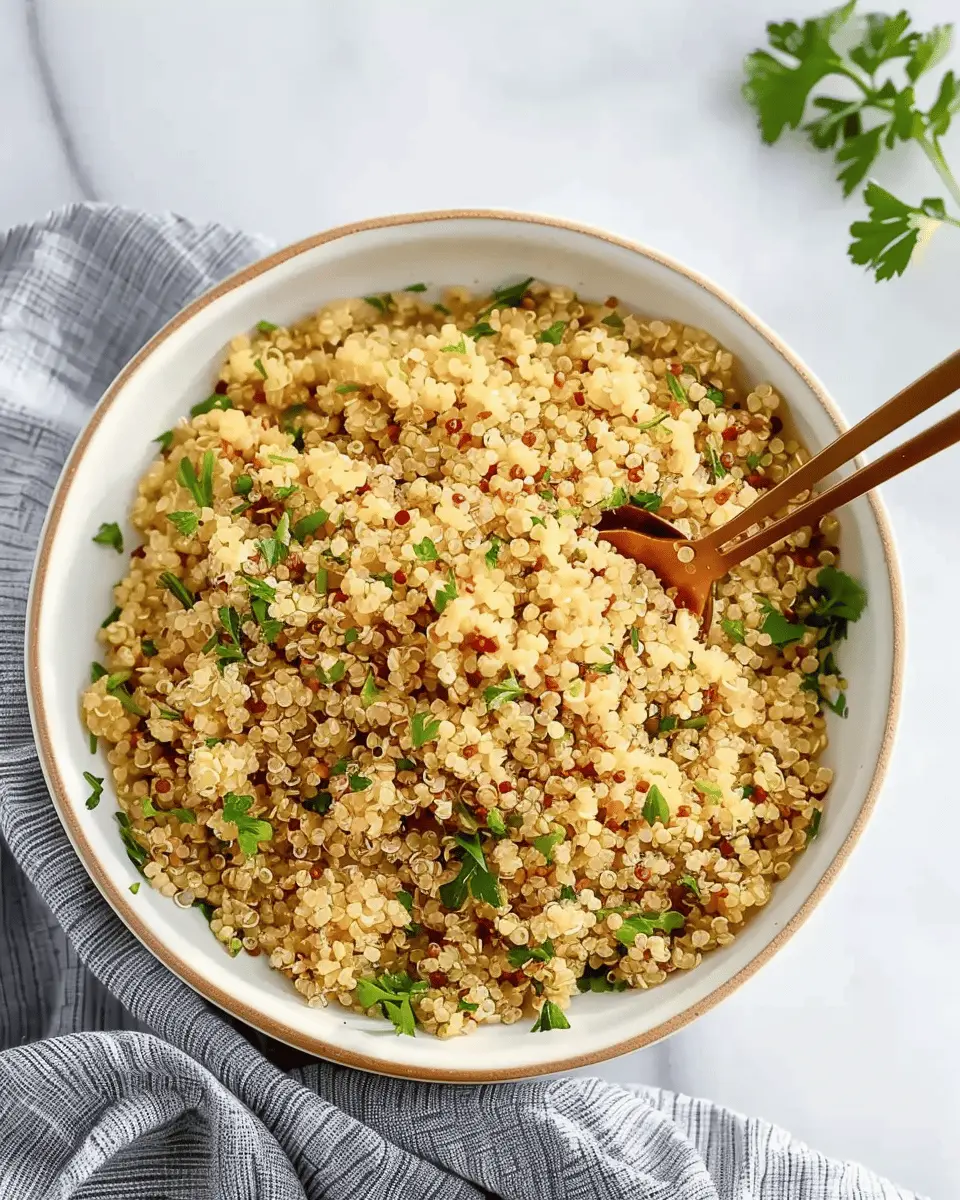 Garlic Butter Quinoa: The Ultimate Easy Recipe You’ll Love