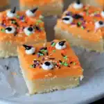 Halloween Frosted Sugar Cookie Bars