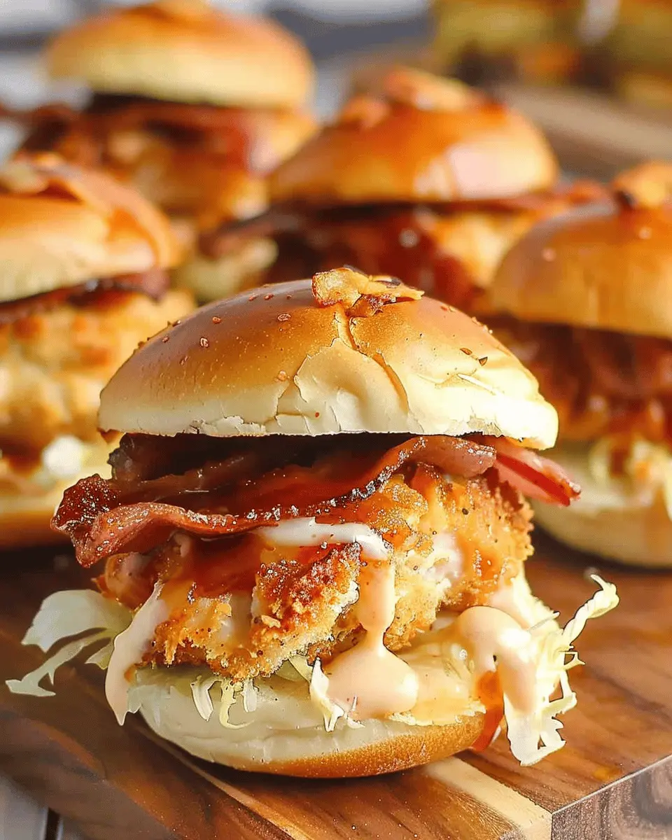 Maple Chicken Turkey Bacon Sliders: Easy, Irresistible Flavor Bombs