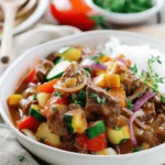 Slow Cooked Summer Beef Casserole