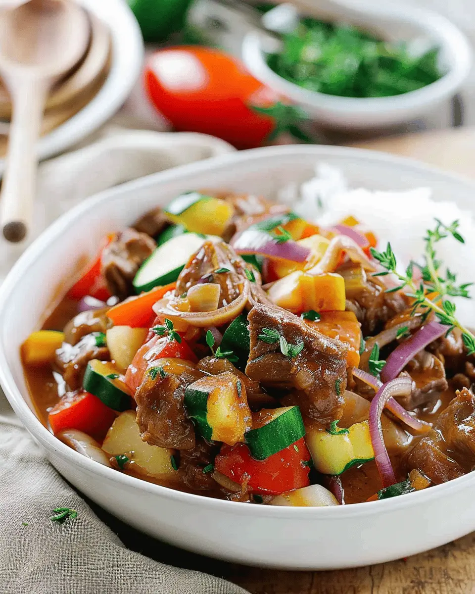 Slow Cooked Summer Beef Casserole: Easy Family Comfort Food