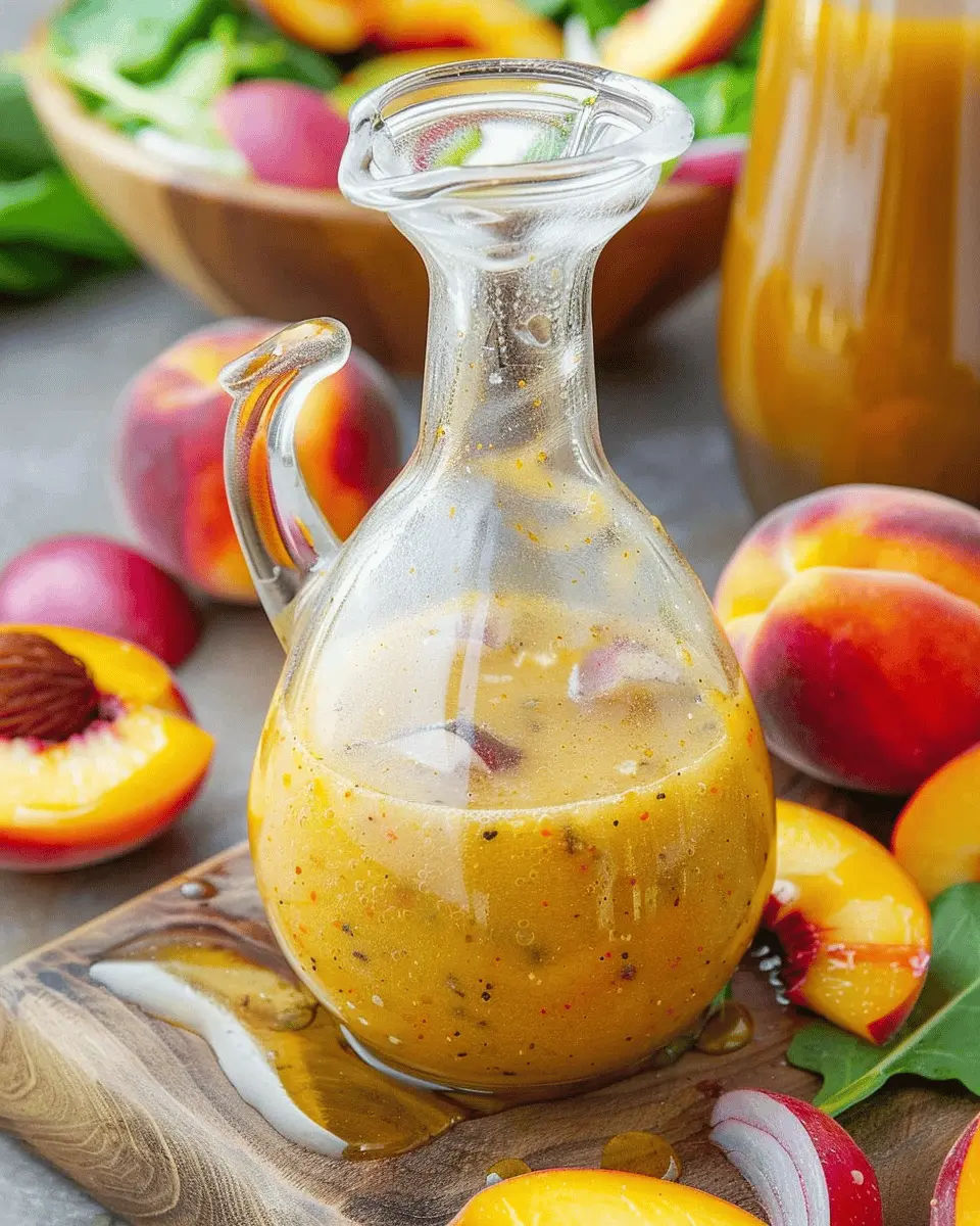 Peach Honey Dijon Vinaigrette: A Delicious Twist for Your Salads