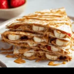 Peanut Butter Banana Breakfast Quesadilla