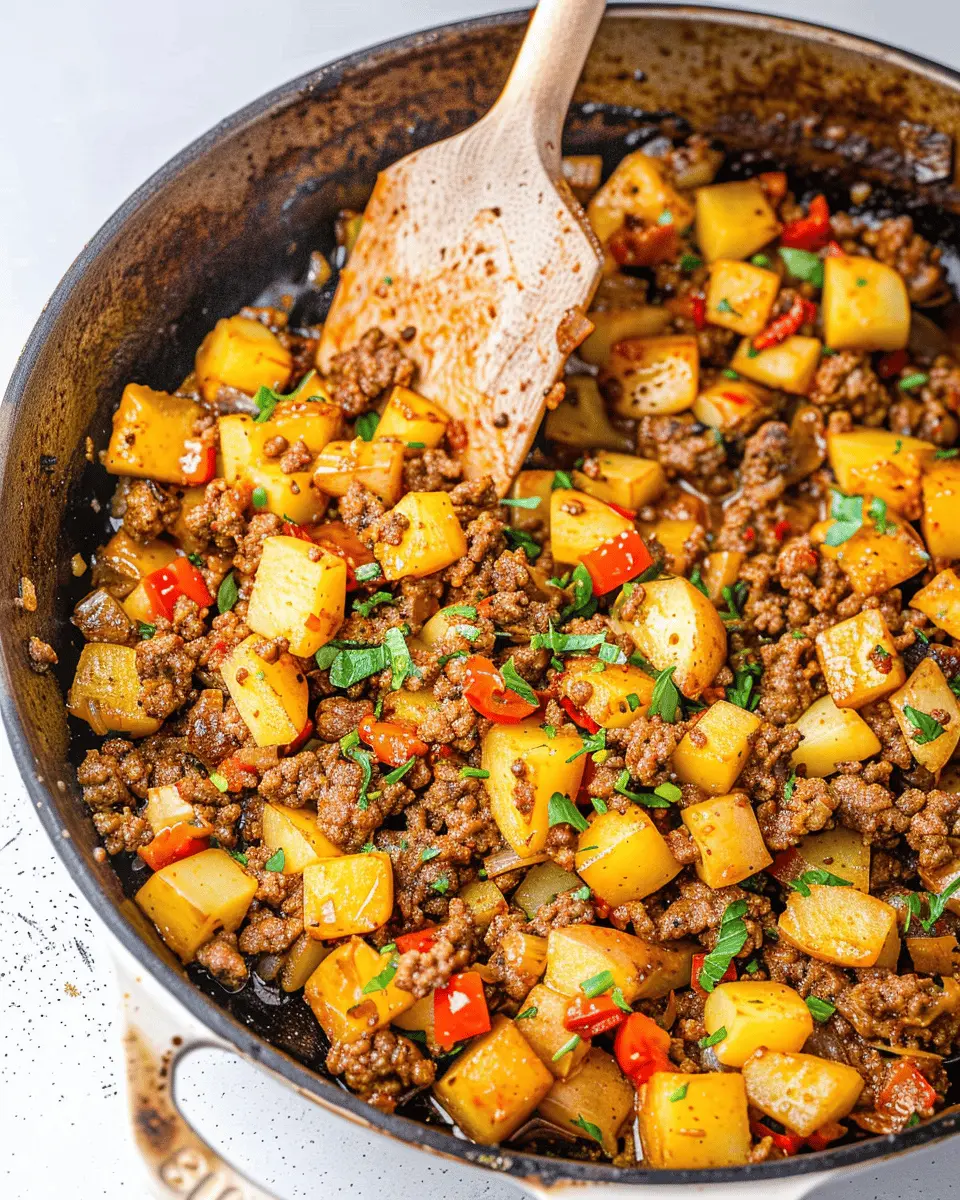 Ground Beef and Potato Skillet: Easy Comfort Food Delight