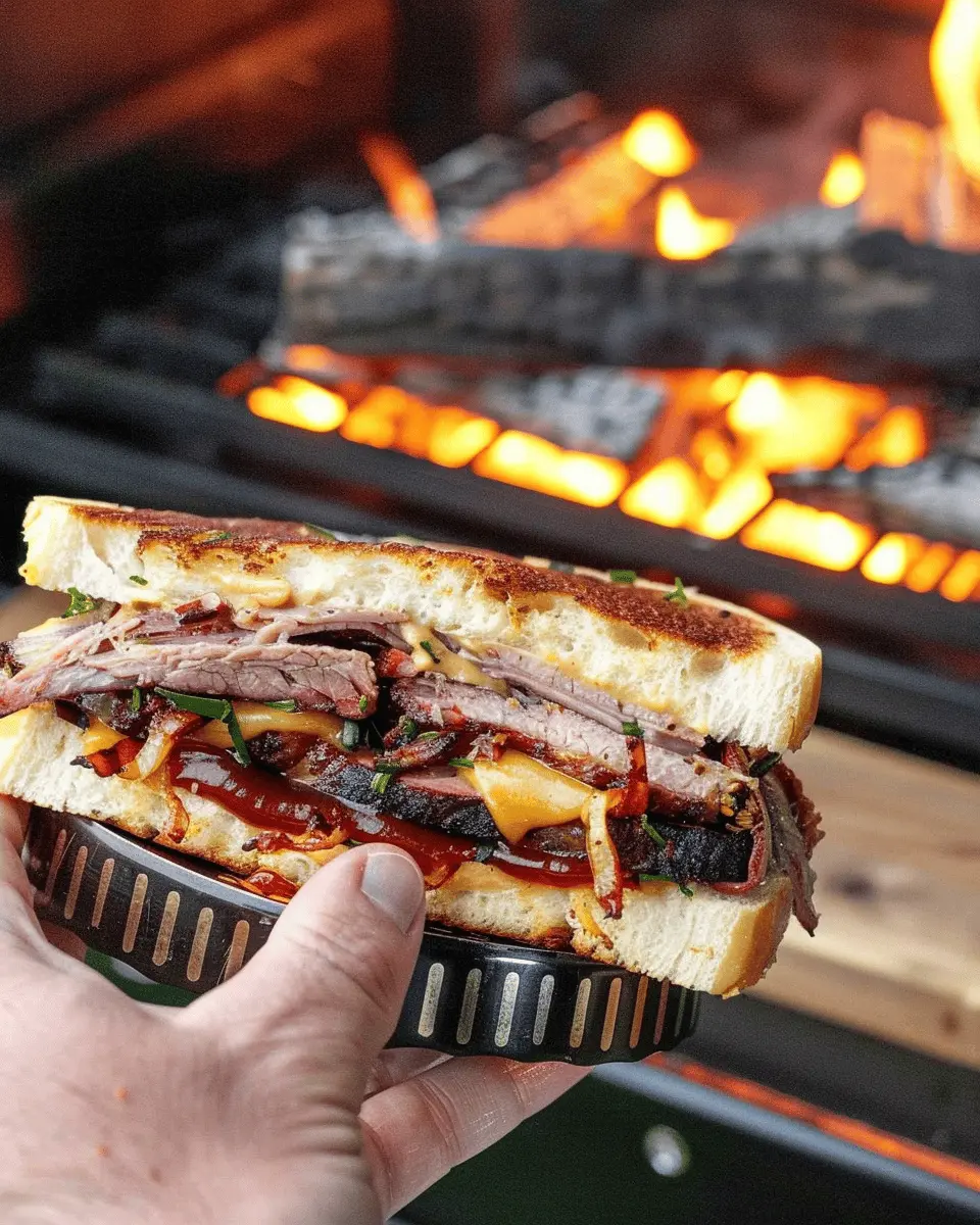 BBQ Brisket Melts: Juicy Flavor on a Homemade Sandwich Delight