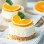Orange Creamsicle Mini Cheesecakes