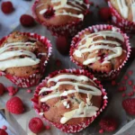 Raspberry White Chocolate Muffins