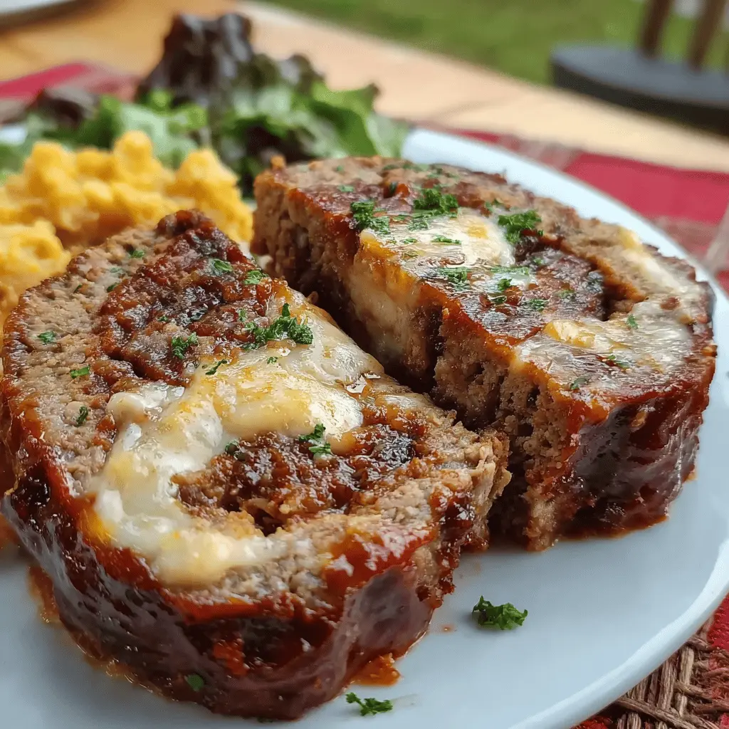 Stuffed Italian Meatloaf