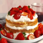 Heavenly Fluffy Strawberry Shortcake