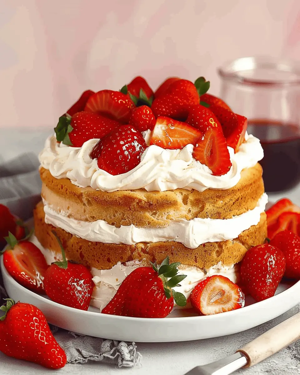 Heavenly Fluffy Strawberry Shortcake: A Delightfully Sweet Treat
