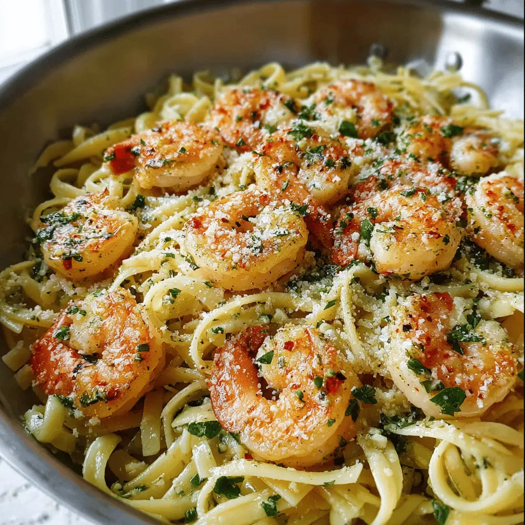 Garlic Butter Shrimp Pasta