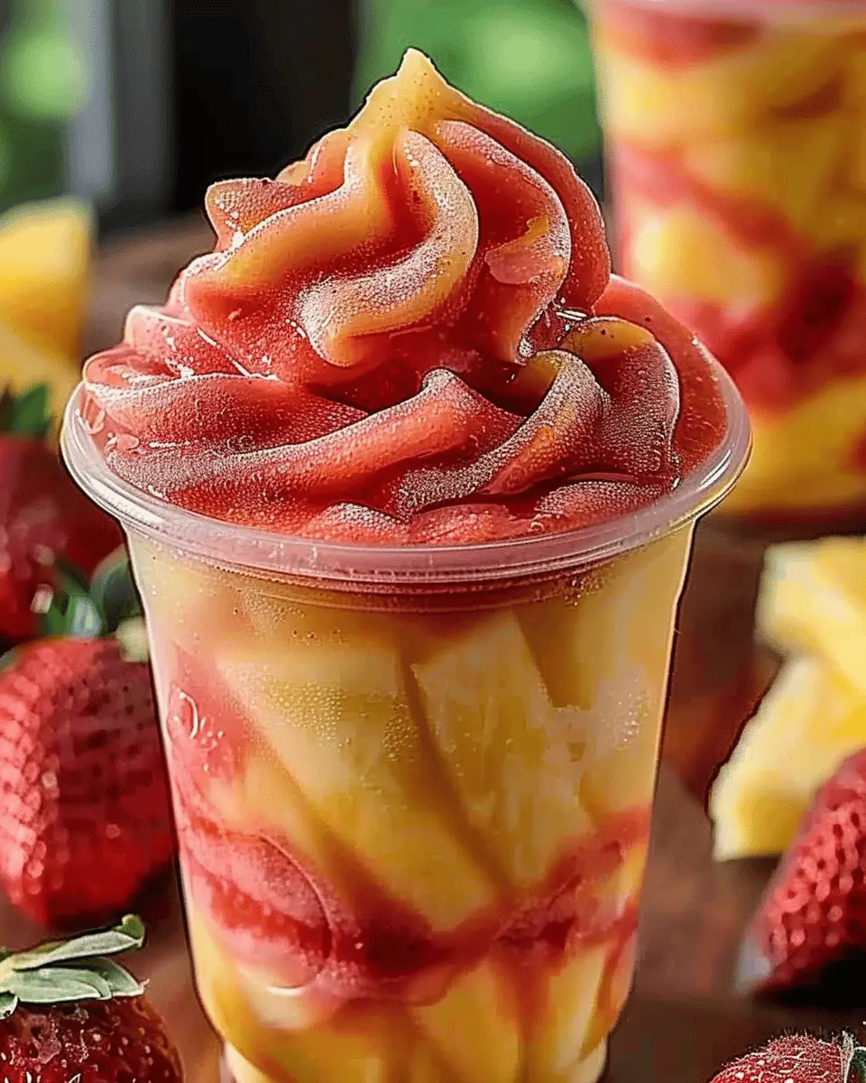 Pineapple Strawberry Slushies: Refreshing and Easy Summer Treats