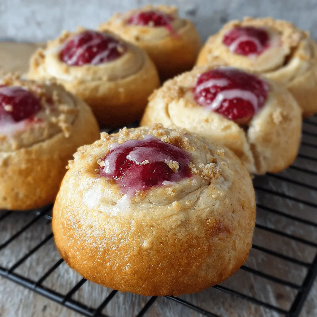 Raspberry Buns