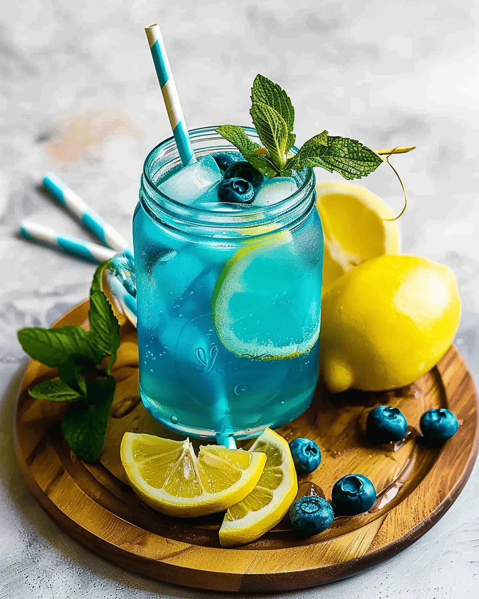 Blue Raspberry Lemonade: The Best Refreshing Summer Drink