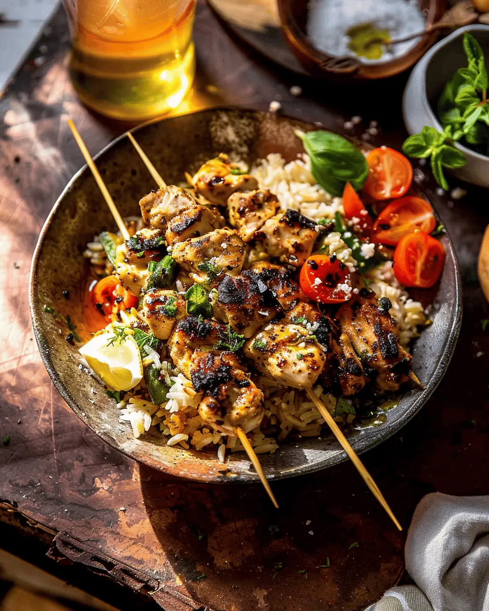 Chicken Souvlaki Rice Pilaf: A Juicy Twist on a Classic Dish