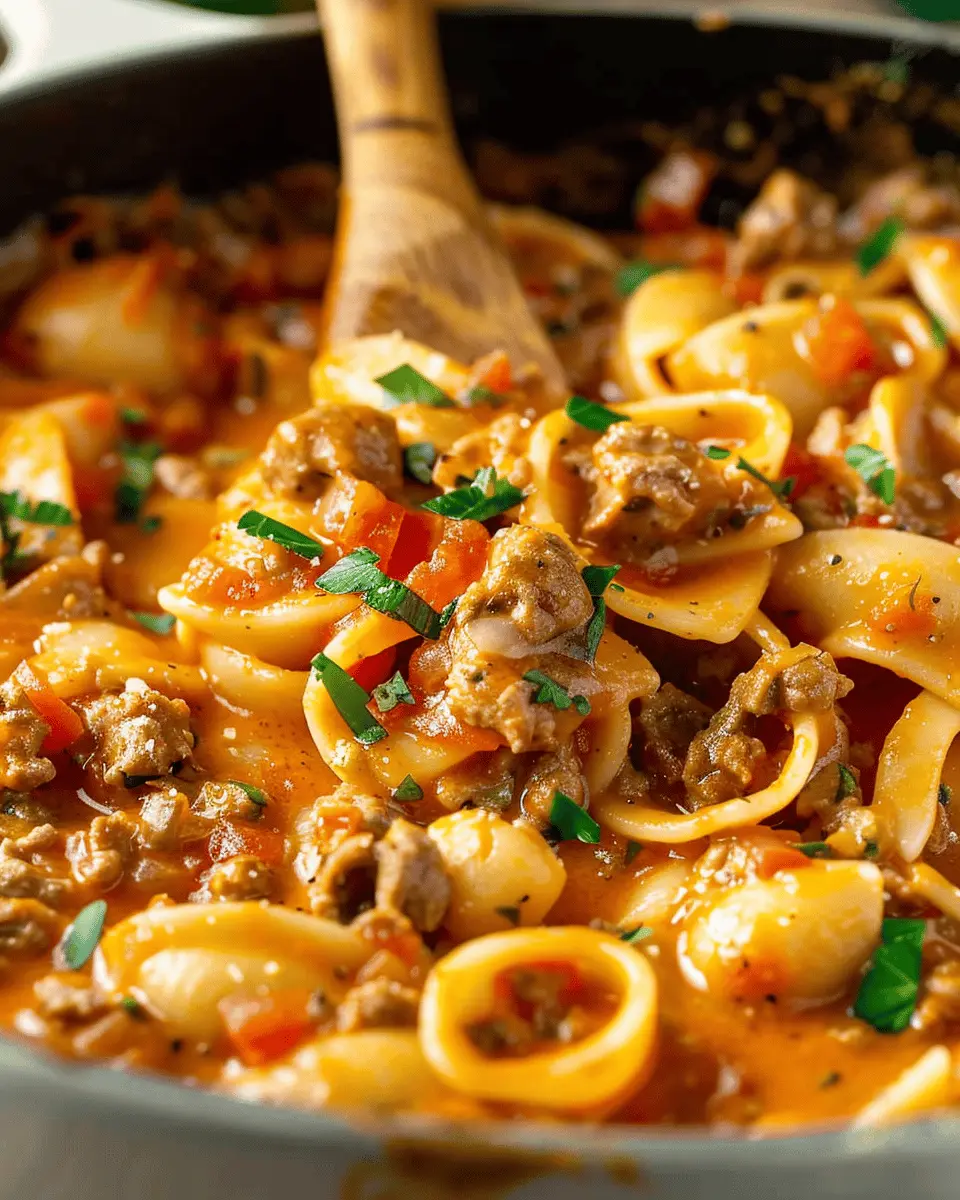 Taco Pasta Delight: Easy Recipe with Turkey Bacon and Beef