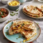 Mini Breakfast Quesadilla Circles