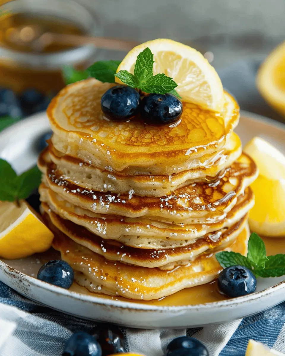 Lemon Ricotta Pancakes: The Best Light and Fluffy Breakfast Treat
