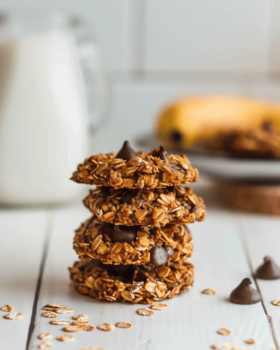 Banana Oatmeal High Protein Breakfast Cookies Recipe
