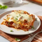 Lasagna with Cottage Cheese