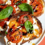 Caprese Cottage Cheese Toast: A Fresh, Flavorful Delight!