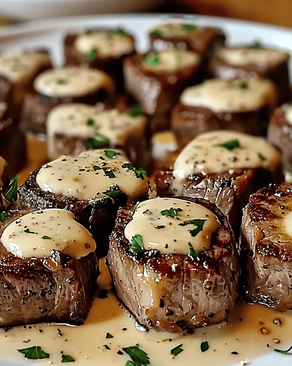 Garlic Parmesan Steak Bites: Easy Indulgence with Cream Sauce