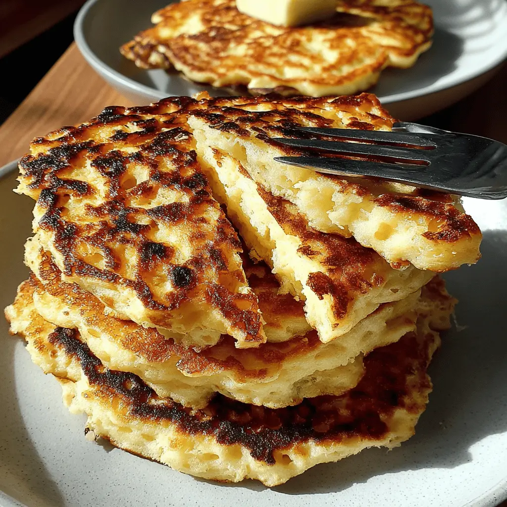 Flourless Cottage Cheese Pancakes