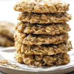 Low Sugar Applesauce Oatmeal Cookies