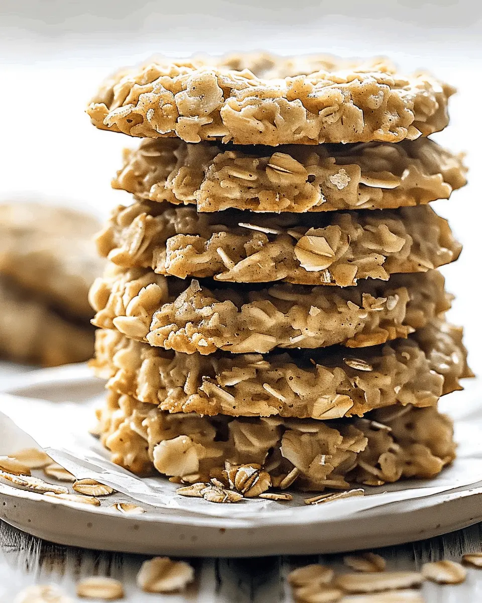 Low Sugar Applesauce Oatmeal Cookies