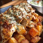 Garlic Parmesan Chicken and Potatoes (One-Pan Dinner)