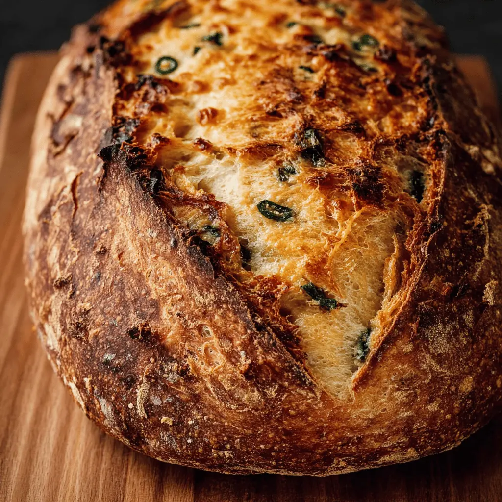 Jalapeño Cheddar Sourdough Bread